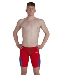 Speedo Fastskin LZR Pure Intent Jammer - Red/Blue