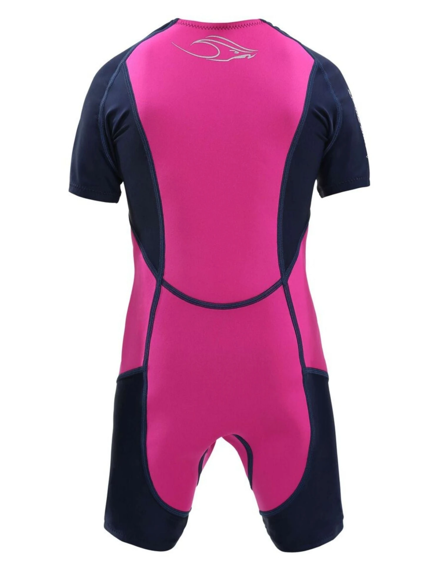 Stingray HP Short Sleeve Kids Wetsuit - Pink 4 Stingray HP Short Sleeve Kids Wetsuit - Pink - Image 2