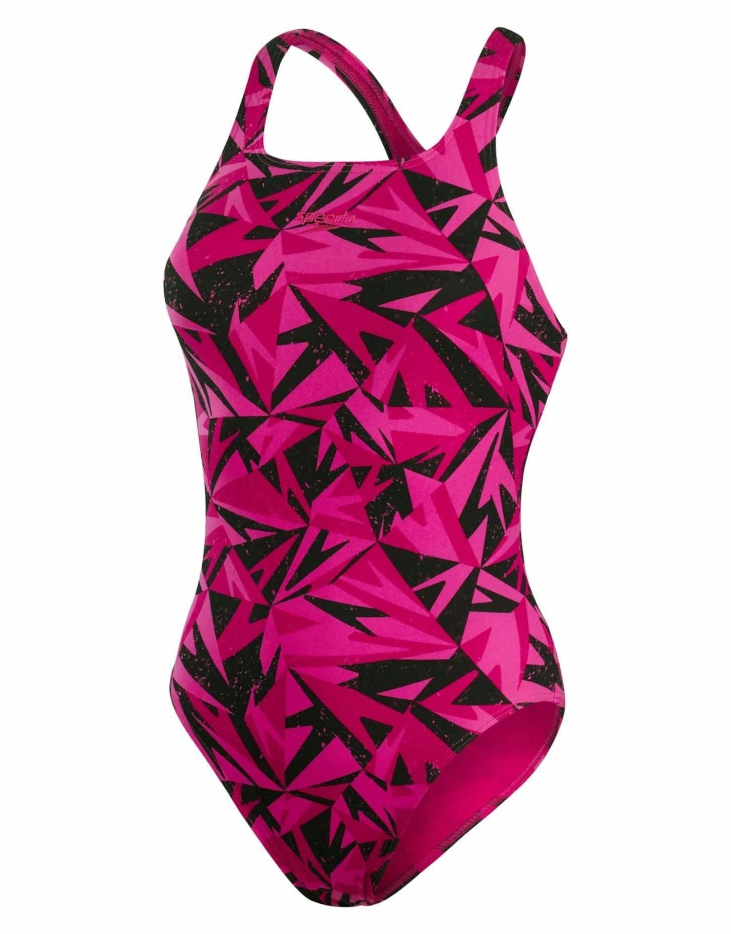 Speedo Hyperboom Allover Medalist Swimsuit - Pink 6 Speedo Hyperboom Allover Medalist Swimsuit - Pink - Image 4