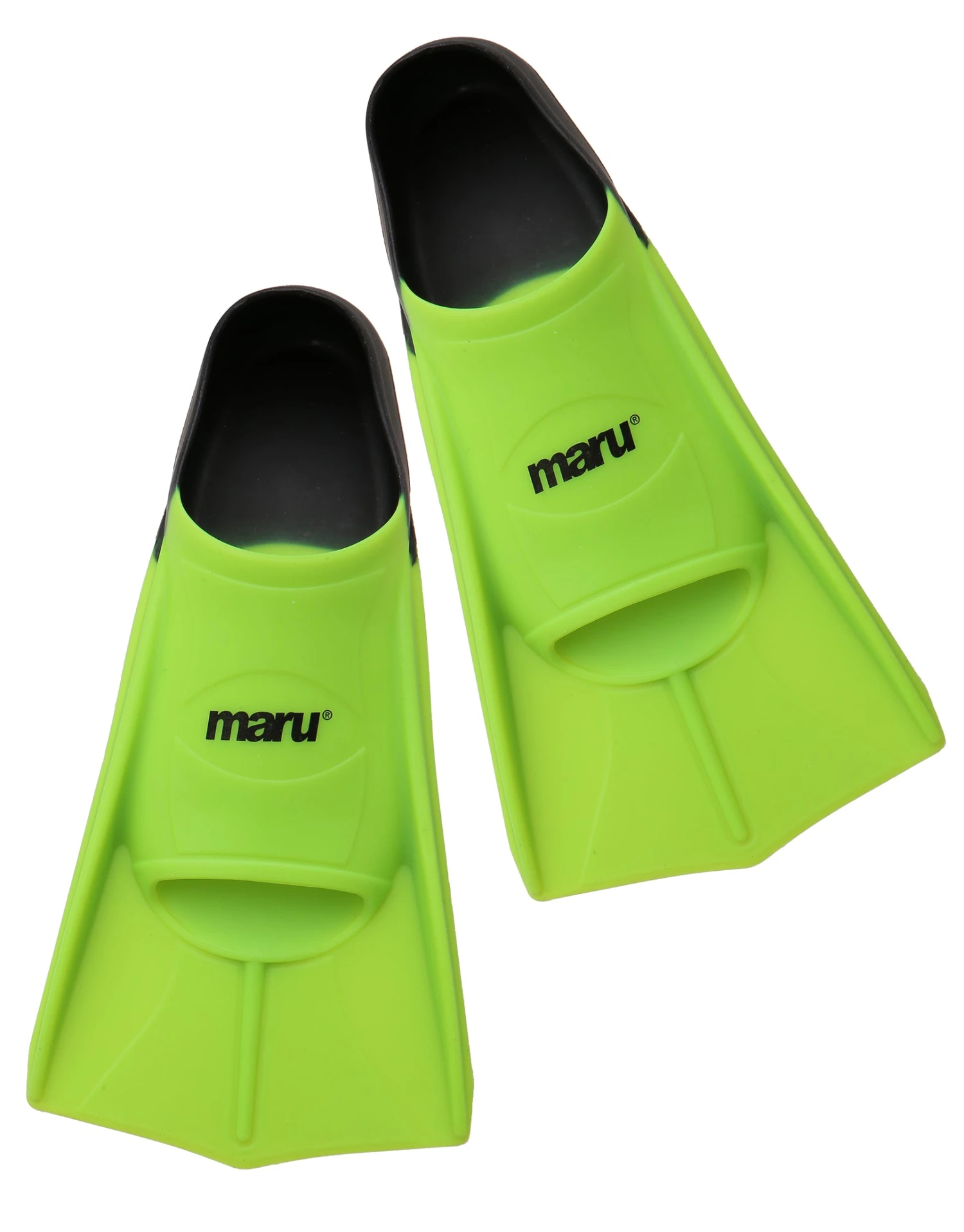 Training Fins - Lime/Black 3 Training Fins - Lime/Black