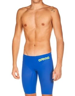 Arena Powerskin Carbon Air 2 Jammer - Blue And Grey 14 Arena Powerskin Carbon Air 2 Jammer - Blue And Grey -Swim District 78755 2