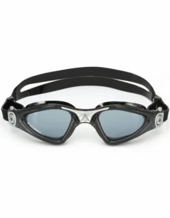 AQUA SPHERE Kayenne Goggles - Tinted Lens -Swim District 83251 Kayenne EP1220115LD Smoke Black Silver 2