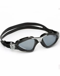 AQUA SPHERE Kayenne Goggles - Tinted Lens -Swim District 83251 Kayenne EP1220115LD Smoke Black Silver 3