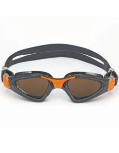 AQUA SPHERE Kayenne Goggles - Polarised Lens -Swim District 83252 Kayenne EP1221008LPB Polarized Grey Orange 2