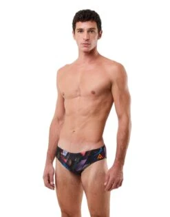 AQUA SPHERE Essential 8cm Swim Brief - Multicolour/Navy