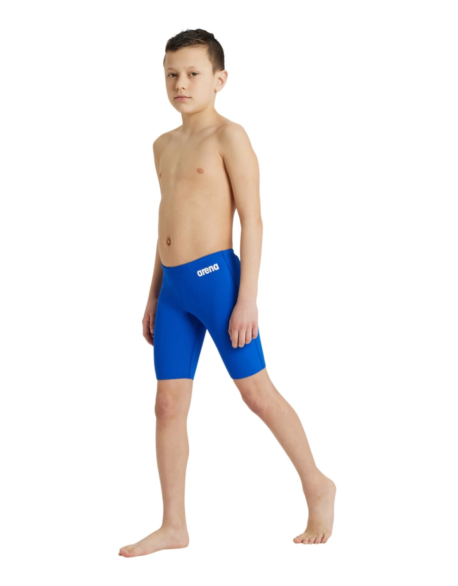 Arena Boys Team Solid Swim Jammer - Royal/White 5 Arena Boys Team Solid Swim Jammer - Royal/White - Image 3