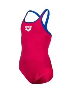 Arena Girls Big Logo Swim Pro Back Swimsuit - Rose/Blue 10 Arena Girls Big Logo Swim Pro Back Swimsuit - Rose/Blue -Swim District Arena Girls Big Logo swimsuit Rose Blue 1