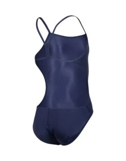 Arena Girls Team Challenge Solid Swimsuit - Navy/White -Swim District Arena Girls Team Challenge Solid Swimsuit Navy White 2