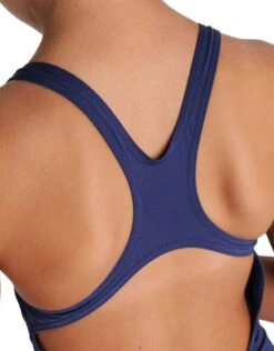 Arena Girls Team Swim Pro Solid Swimsuit - Navy/White -Swim District Arena Grils Team Swim pro Solid Swimsuit Navy White 5