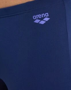 Arena Kikko Pro Graphic Print Swim Jammer - Navy/Green -Swim District Arena Kikko Pro Graphic Print Swim Jammer Navy Green 1