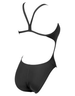Arena Team Challenge Solid Swimsuit - Black/White -Swim District Arena Team Challenge Solid Swimsuit Black White 1