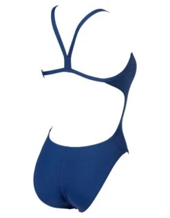 Arena Team Challenge Solid Swimsuit - Navy/White -Swim District Arena Team Challenge Solid Swimsuit Navy White 3