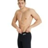 Arena Team Solid Swim Jammer - Black/White -Swim District Arena Team Solid Swim Jammer Black White 5