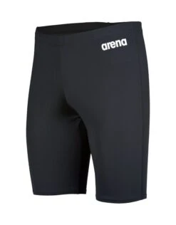 Arena Team Solid Swim Jammer - Black/White -Swim District Arena Team Solid Swim Jammer Black White 6