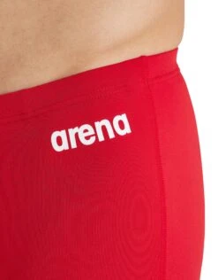 Arena Team Solid Swim Jammer - Red/White -Swim District Arena Team Solid Swim Jammer Red White 2