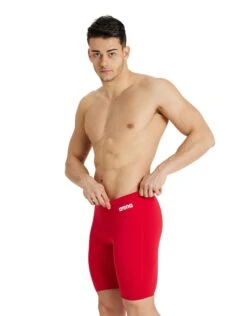 Arena Team Solid Swim Jammer - Red/White