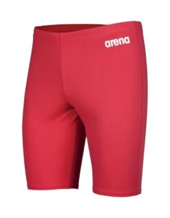 Arena Team Solid Swim Jammer - Red/White -Swim District Arena Team Solid Swim Jammer Red White 7