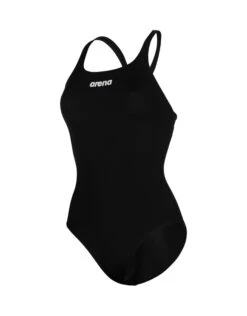 Arena Team Swim Pro Solid Swimsuit - Black/White -Swim District Arena Team Swim Pro Solid Swimsuit Black White 6