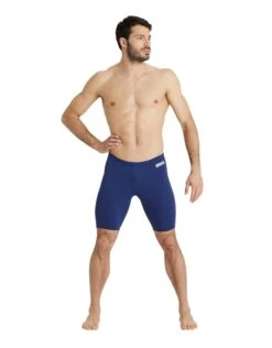 Arena Team Solid Swim Jammer - Navy/White 11 Arena Team Solid Swim Jammer - Navy/White -Swim District Arena team Solid Jammer Navy White 2