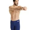 Arena Team Solid Swim Jammer - Navy/White -Swim District Arena team Solid Jammer Navy White 5
