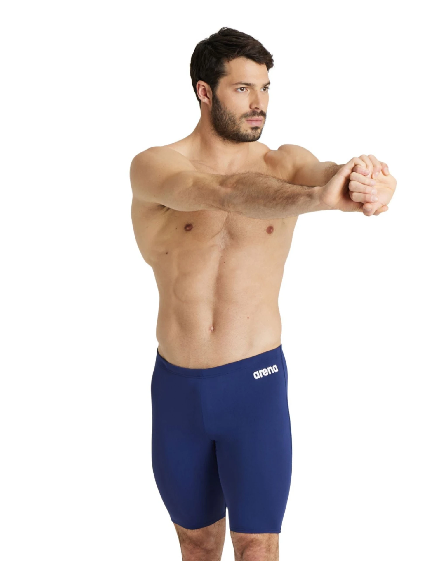 Arena Team Solid Swim Jammer - Navy/White 3 Arena Team Solid Swim Jammer - Navy/White
