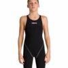 Arena Girls Powerskin ST 2 Full Body Short Leg - Black -Swim District ArenaGirlsPowerskinST2FullBodyShortLeg Black 2