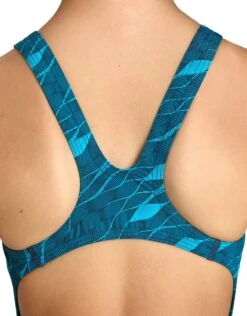 Arena Girls Limited Edition Powerskin ST Next Open Back - Clean-Sea Blue -Swim District ArenaGirlsPowerskinStNextOpenbackCleanSeaBlue 2