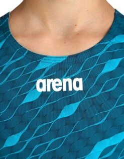Arena Girls Limited Edition Powerskin ST Next Open Back - Clean-Sea Blue -Swim District ArenaGirlsPowerskinStNextOpenbackCleanSeaBlue 3