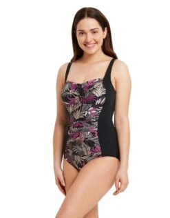 Zoggs Aruba Ruched Front Adjustable Swimsuit -Swim District ArubaRuchedFront 3