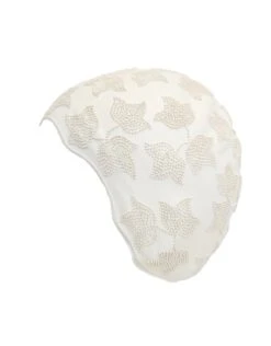 BeCo Moulded Decorative Leaf Swim Cap -Swim District BECOMouldedDecorativeLeafCap 1