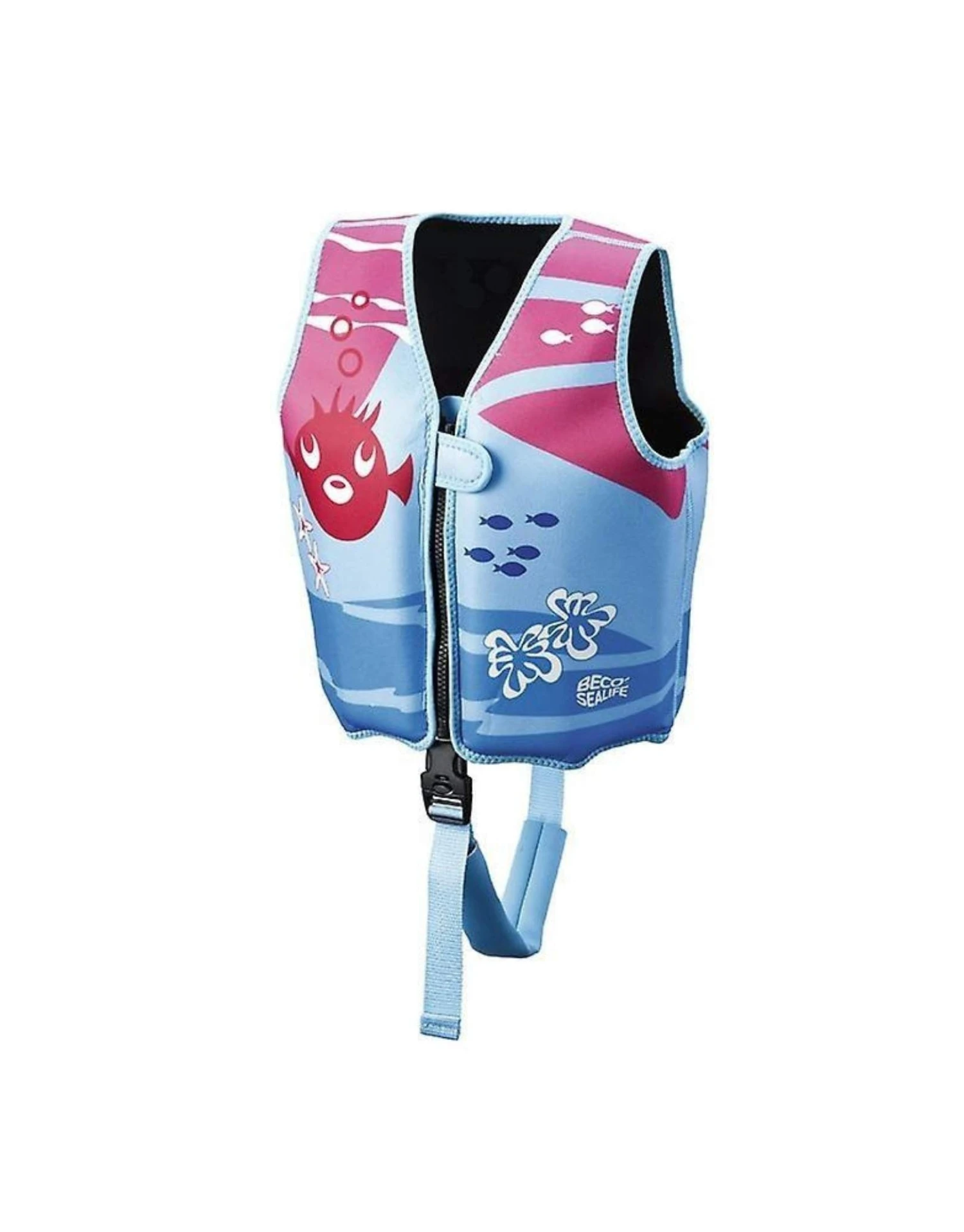 BeCo Sealife Swimming Vest - Blue/Pink 3 BeCo Sealife Swimming Vest - Blue/Pink