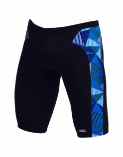 Funky Trunks Blue Bars Swim Jammers -Swim District BlueBarsSwimJammers 1