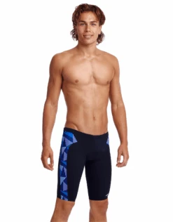 Funky Trunks Blue Bars Swim Jammers -Swim District BlueBarsSwimJammers 4