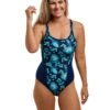 FUNKITA Blue Bell Locked In Lucy Swimsuit -Swim District BlueBellBraceMeBackSwimsuit 1