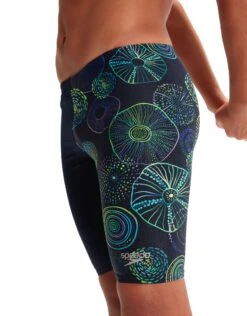 Speedo Boys Allover Digi Jammer - Navy/Green 16 Speedo Boys Allover Digi Jammer - Navy/Green -Swim District BoysAlloverDigiJammer NavyGreen 7