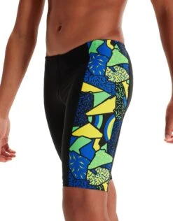 Speedo Boys Allover Panel Jammer - Black/Multi -Swim District BoysAlloverPanelJammer BlackMulti 6