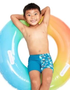 Speedo Tots Boys Digital Allover Jammer - Pluto Blue -Swim District BoysDigitalAlloverJammer 5