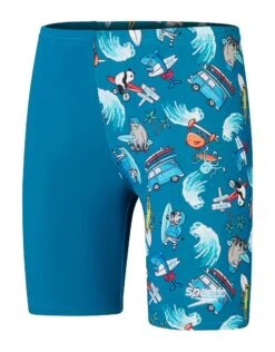 Speedo Tots Boys Digital Allover Jammer - Pluto Blue -Swim District BoysDigitalAlloverJammer 7