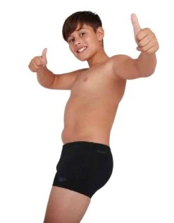 Speedo Boys Endurance Plus Aquashort - Black -Swim District BoysEndurancePlusAquashort Black