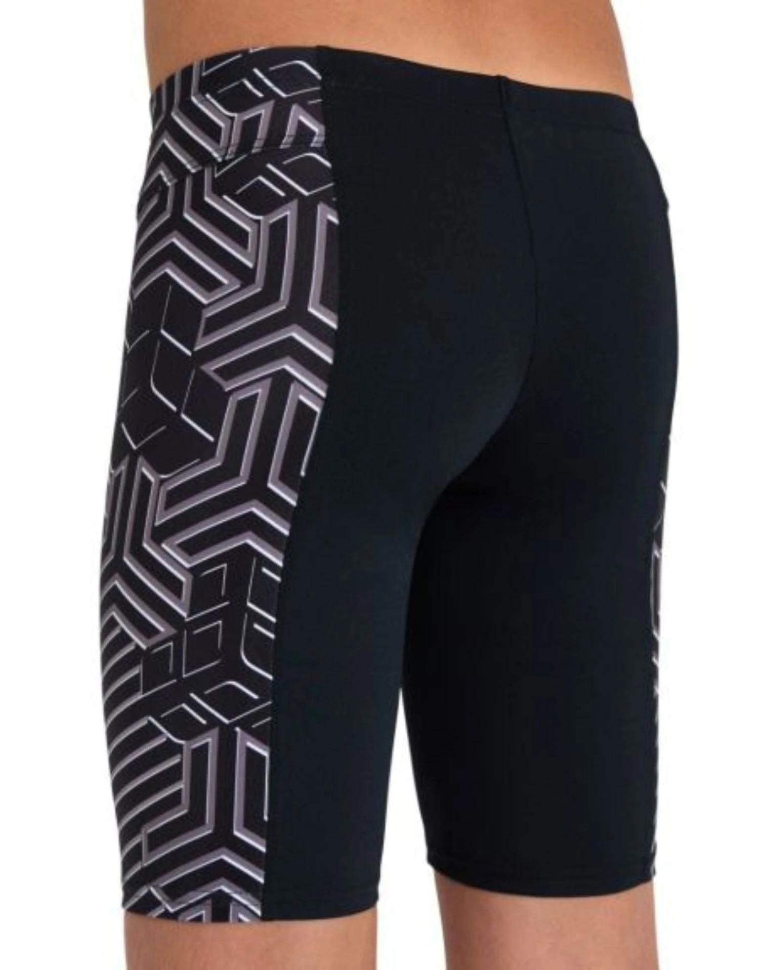 Arena Boys Kikko Pro Swim Jammer - Black/White 5 Arena Boys Kikko Pro Swim Jammer - Black/White - Image 3