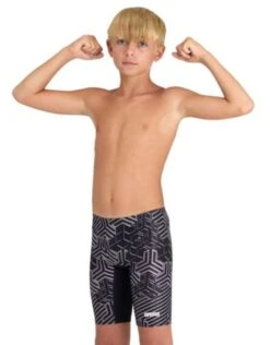 Arena Boys Kikko Pro Swim Jammer - Black/White