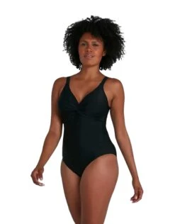Speedo Brigitte One Piece Swimsuit - Black