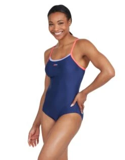 Zoggs Cannon Strike Back Swimsuit - Navy/Purple/Red -Swim District CannonStrikeBackSwimsuit NavyPurpleRed 3