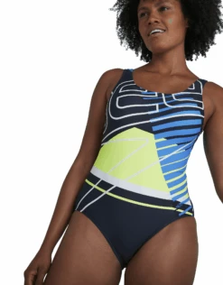 Speedo Core Placement U-Back Swimsuit - Navy -Swim District CorePlacementU Back Navy