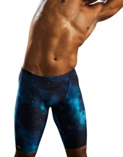 TYR Cosmic Night Durafast Elite Swim Jammer - Teal/Multi -Swim District CosmicNightDurafastEliteSwimJammer TealMulti 10