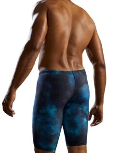 TYR Cosmic Night Durafast Elite Swim Jammer - Teal/Multi -Swim District CosmicNightDurafastEliteSwimJammer TealMulti 6