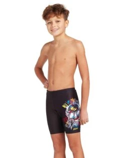 Zoggs Boys Crazy Skull Mid Jammer