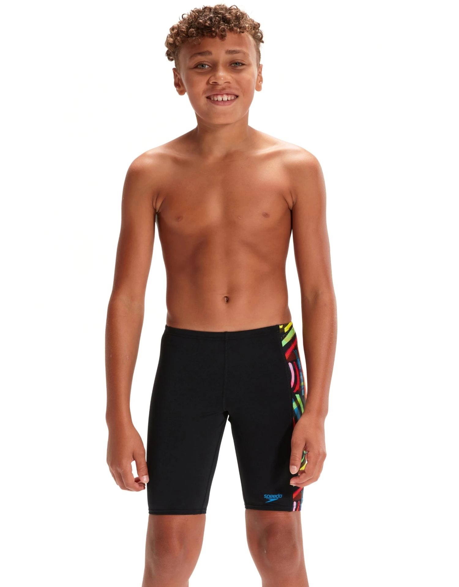Speedo Boys Digital Panel Jammer - Black/Multi 3 Speedo Boys Digital Panel Jammer - Black/Multi