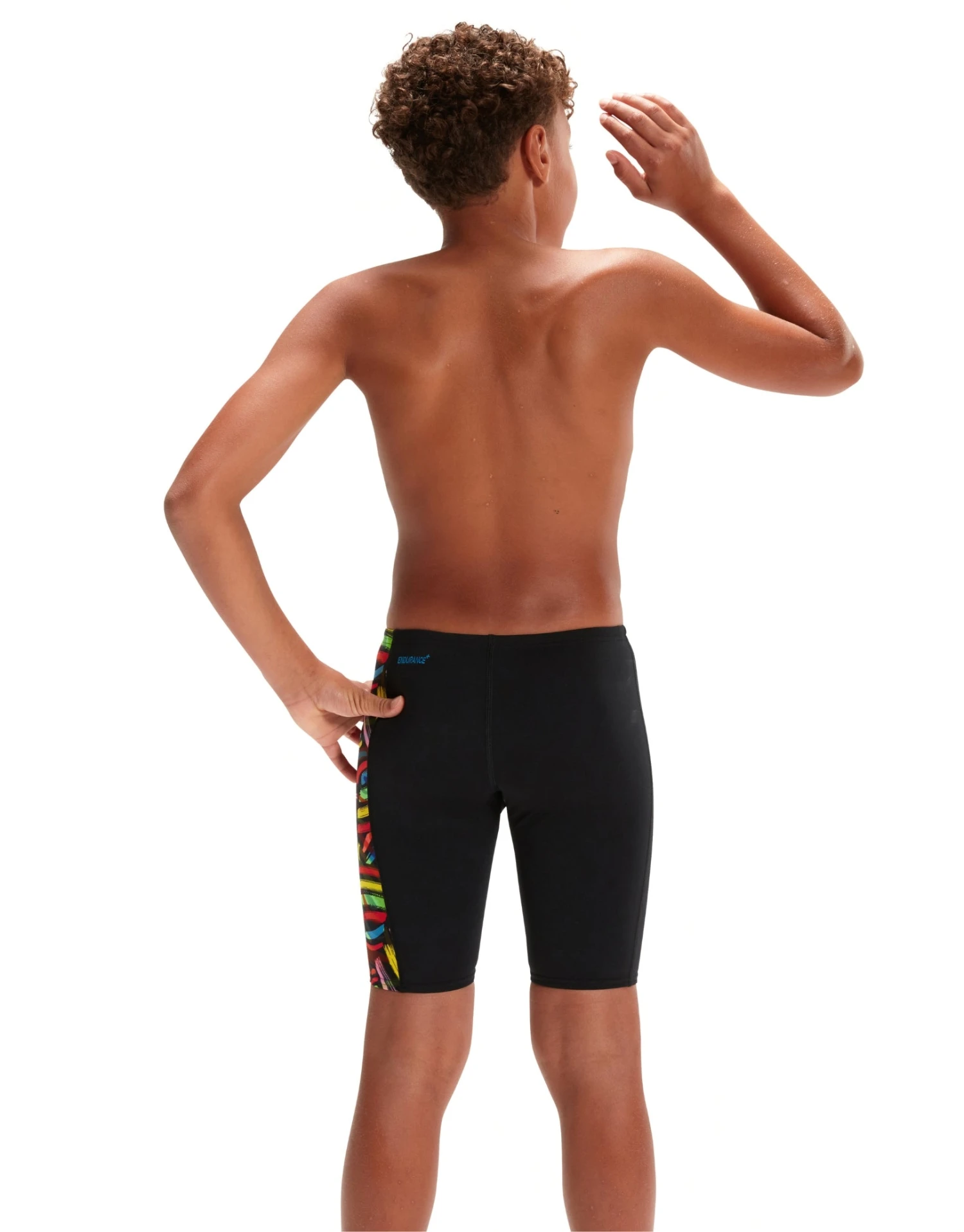 Speedo Boys Digital Panel Jammer - Black/Multi 4 Speedo Boys Digital Panel Jammer - Black/Multi - Image 2