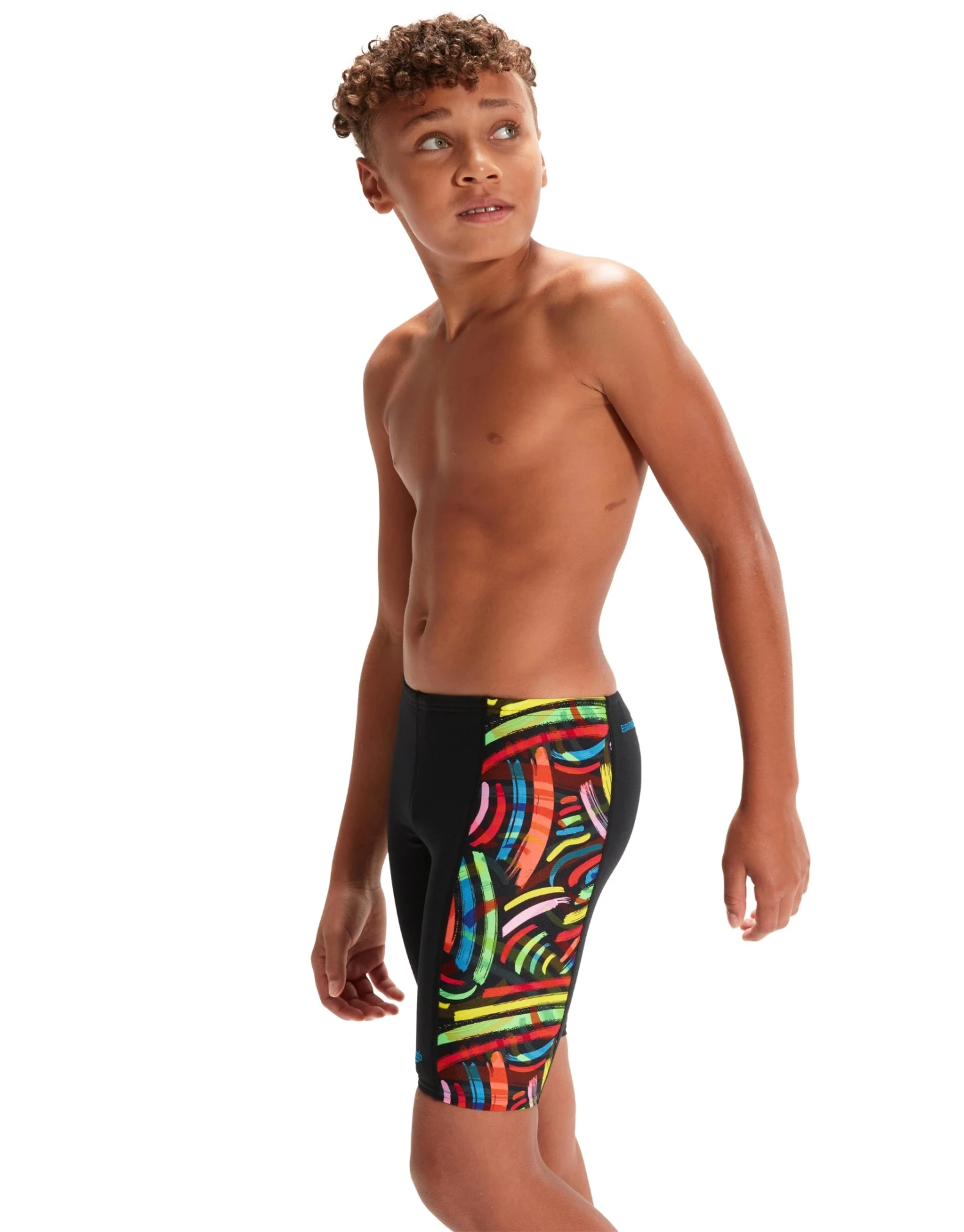 Speedo Boys Digital Panel Jammer - Black/Multi 5 Speedo Boys Digital Panel Jammer - Black/Multi - Image 3
